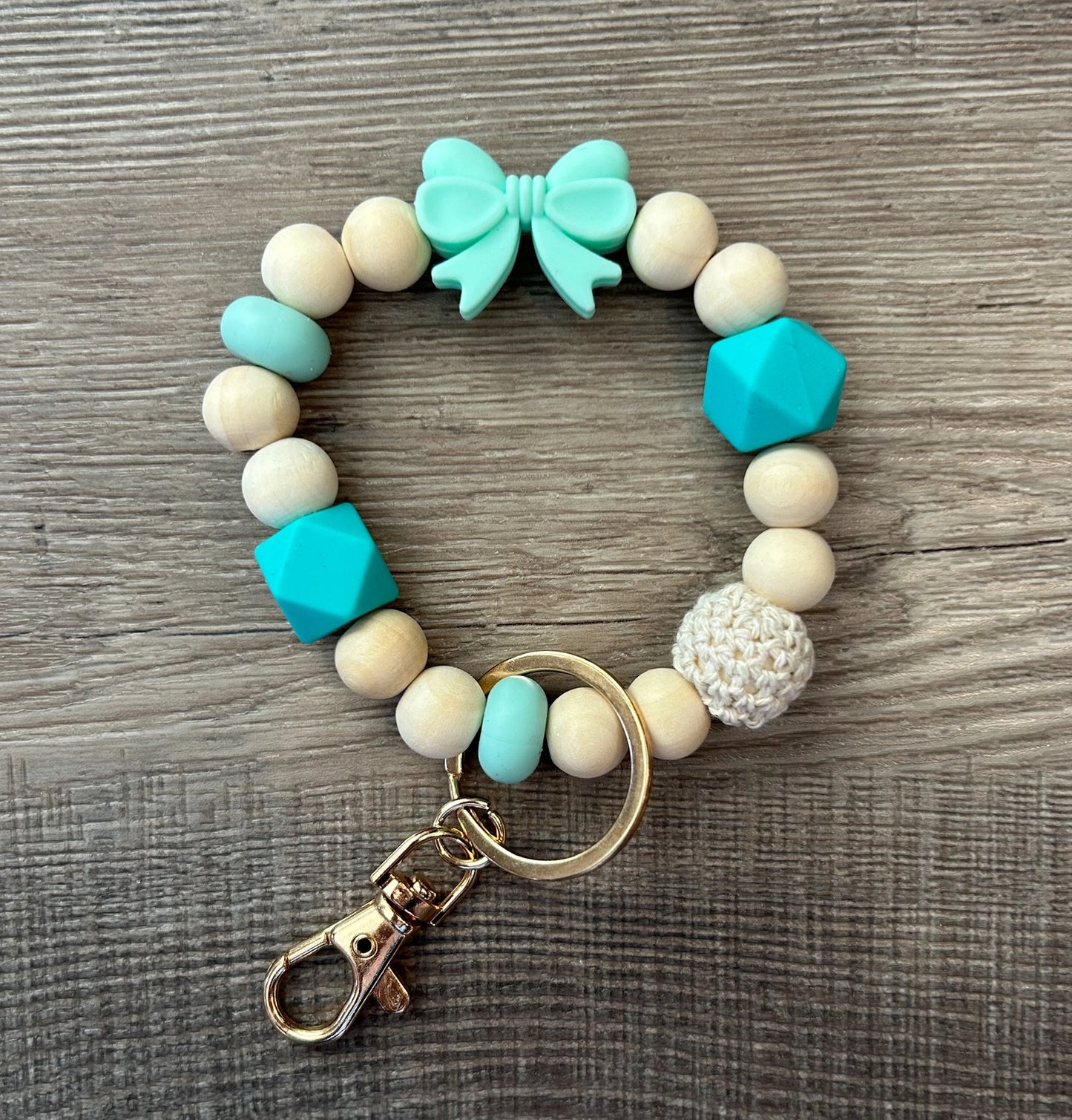 Jillian Ink Bow Wristlet Keychain