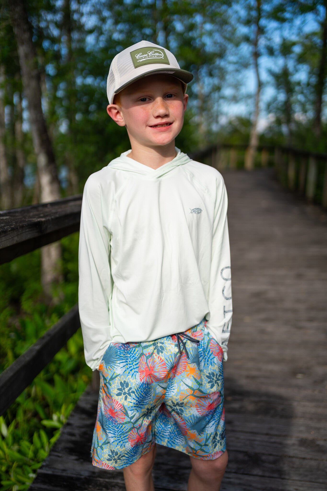 Aftco Youth Samurai 2 Hooded Perf L/S Shirt