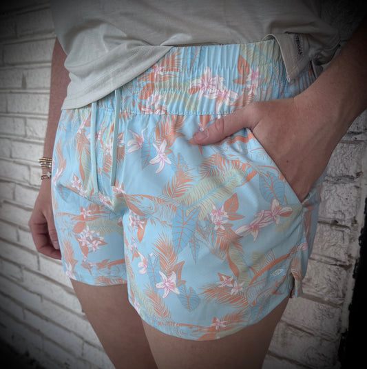 Aftco Women's Strike Short Printed Shorts