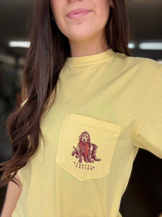 Struttin Cotton Women's Doodle Boots S/S TEE Shirt