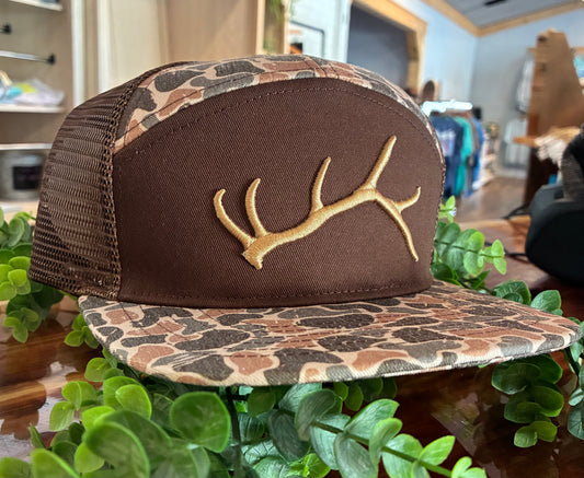 Fieldstone Outdoors 3D Puff Shed Embroidered 7 Panel Snapback Hat