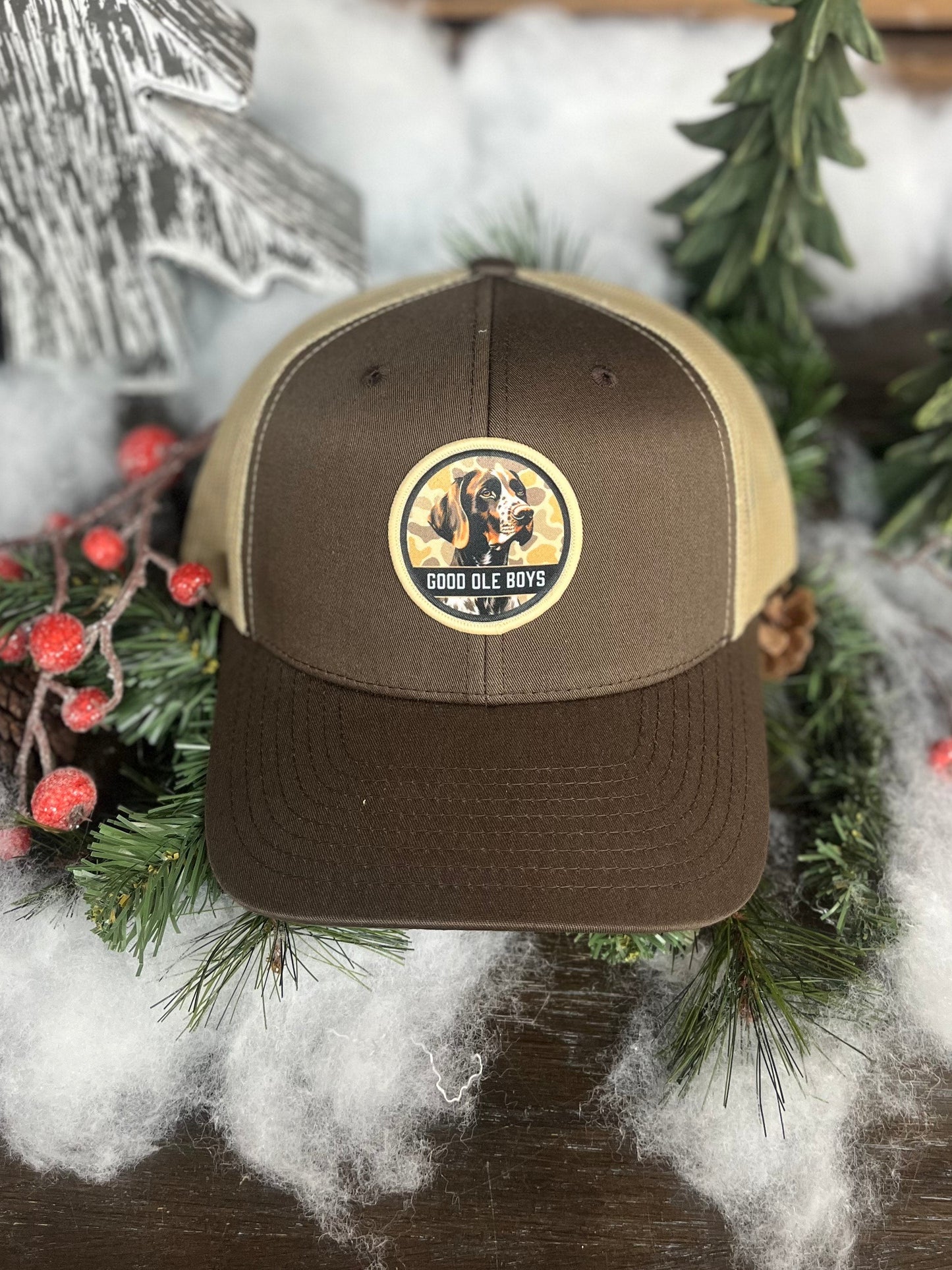 Good Ole Boy Outdoors Pointer Camo Patch Snapback Hat