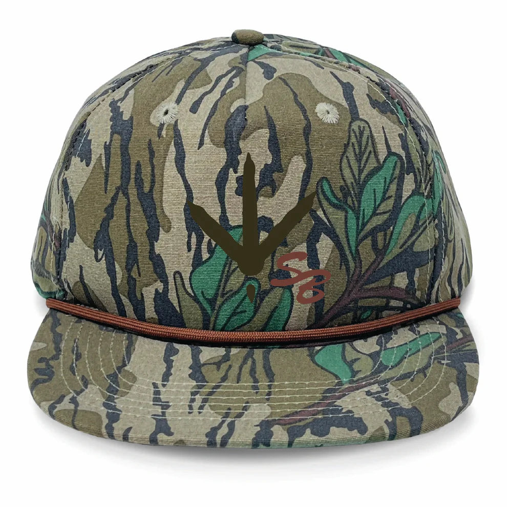 Speckle Bellies Turkey Track SB Rope Snapback Hat