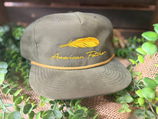 American Fetcher Feather Rope Snapback Hat