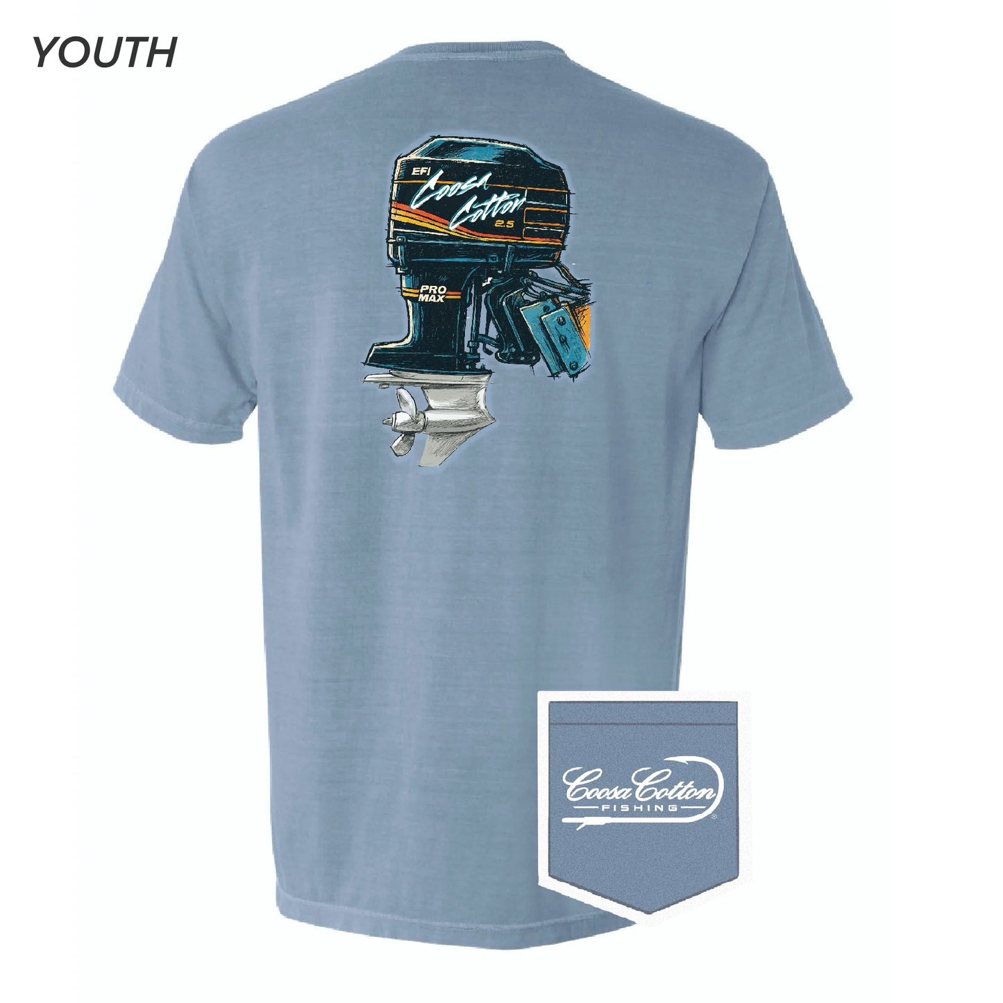 Coosa Cotton Youth 2 Stroke S/S TEE Shirt
