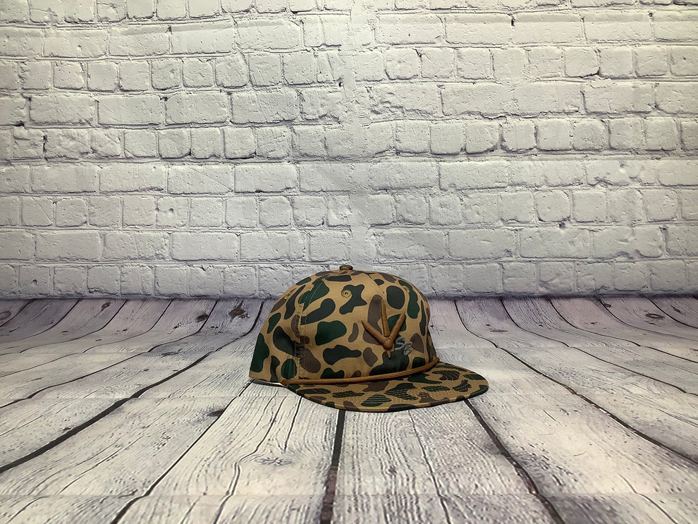 Speckle Bellies Turkey Track SB Rope Snapback Hat