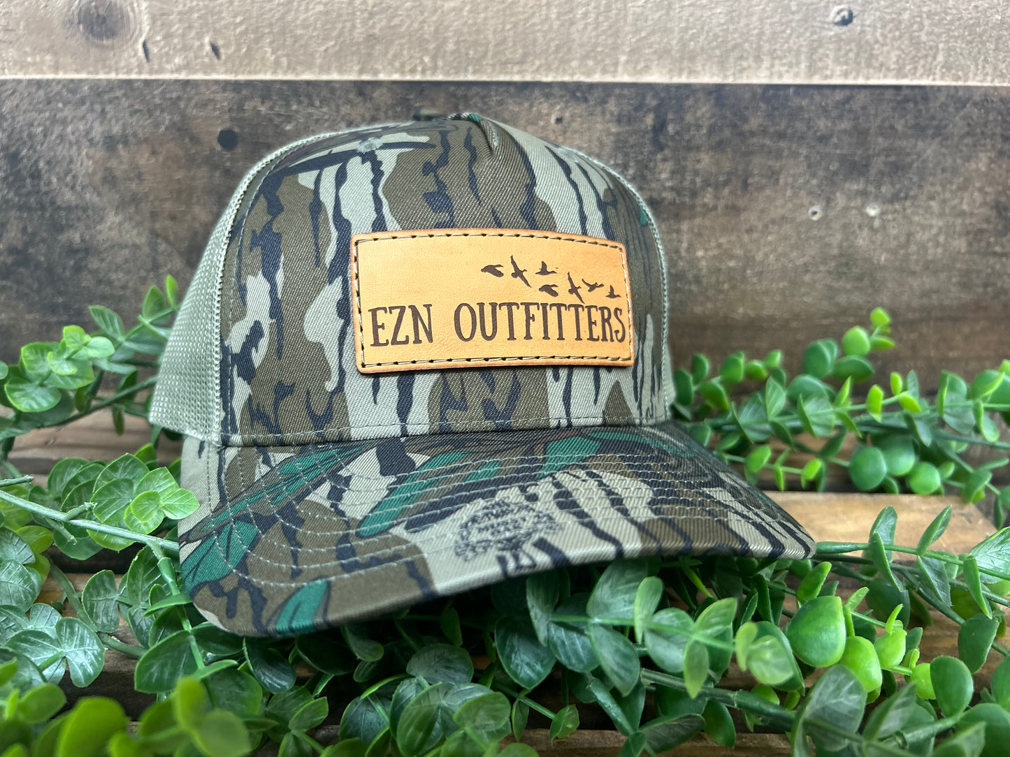 EZN Outfitters Leather Patch Snapback Hat