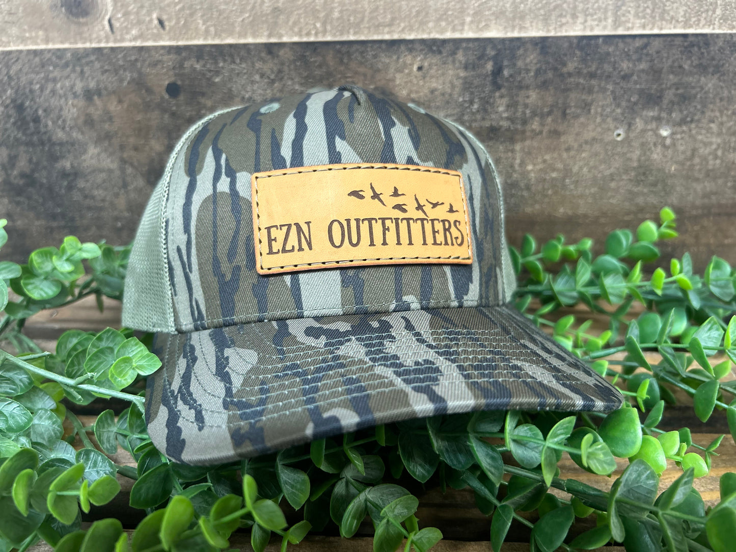 EZN Outfitters Leather Patch Snapback Hat