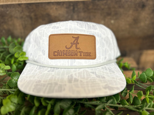 Speckle Bellies AL Leather Patch 1 Rope Snapback Hat