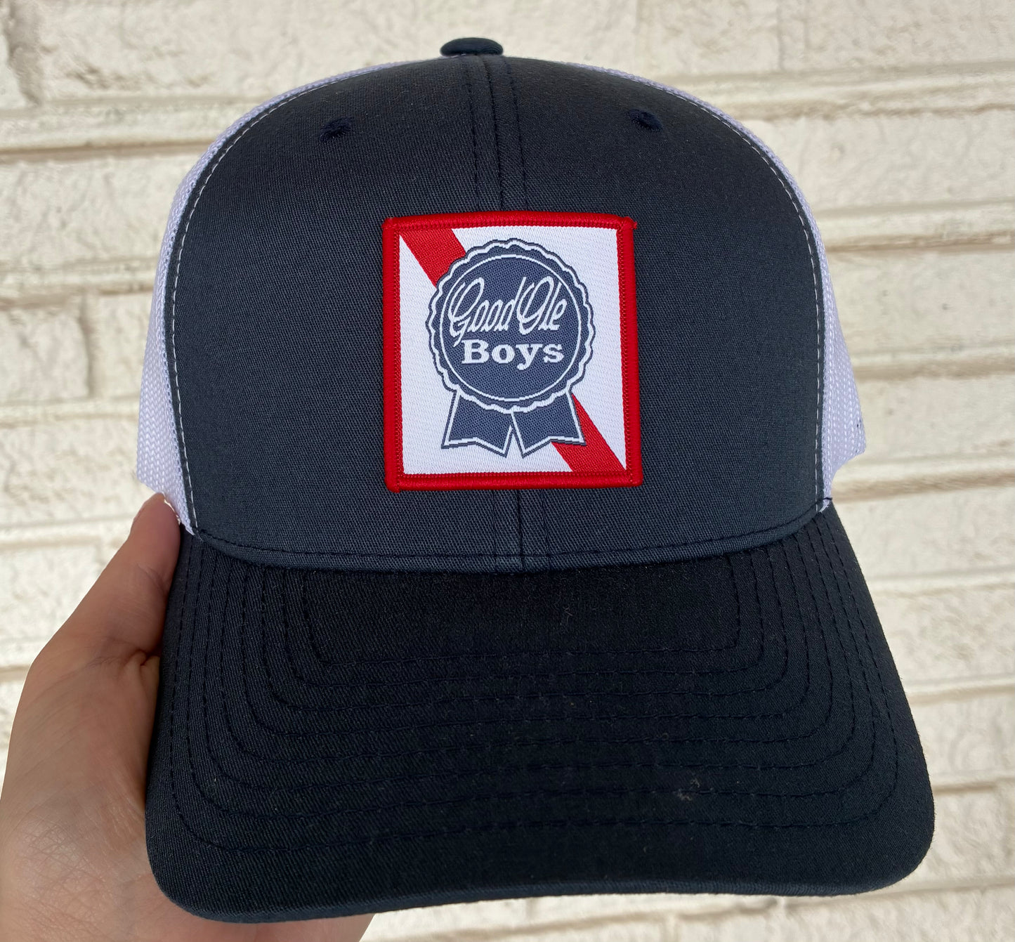 Good Ole Boys PBR Patch Snapback Hat