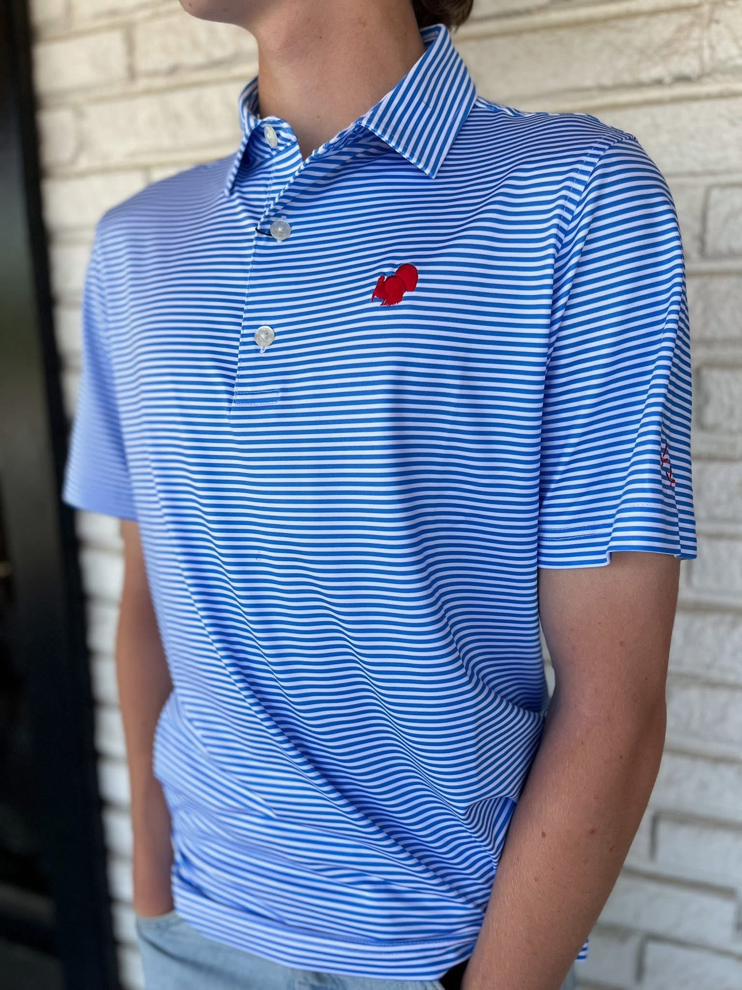 American Strutter Men's Performance Polo Shirt
