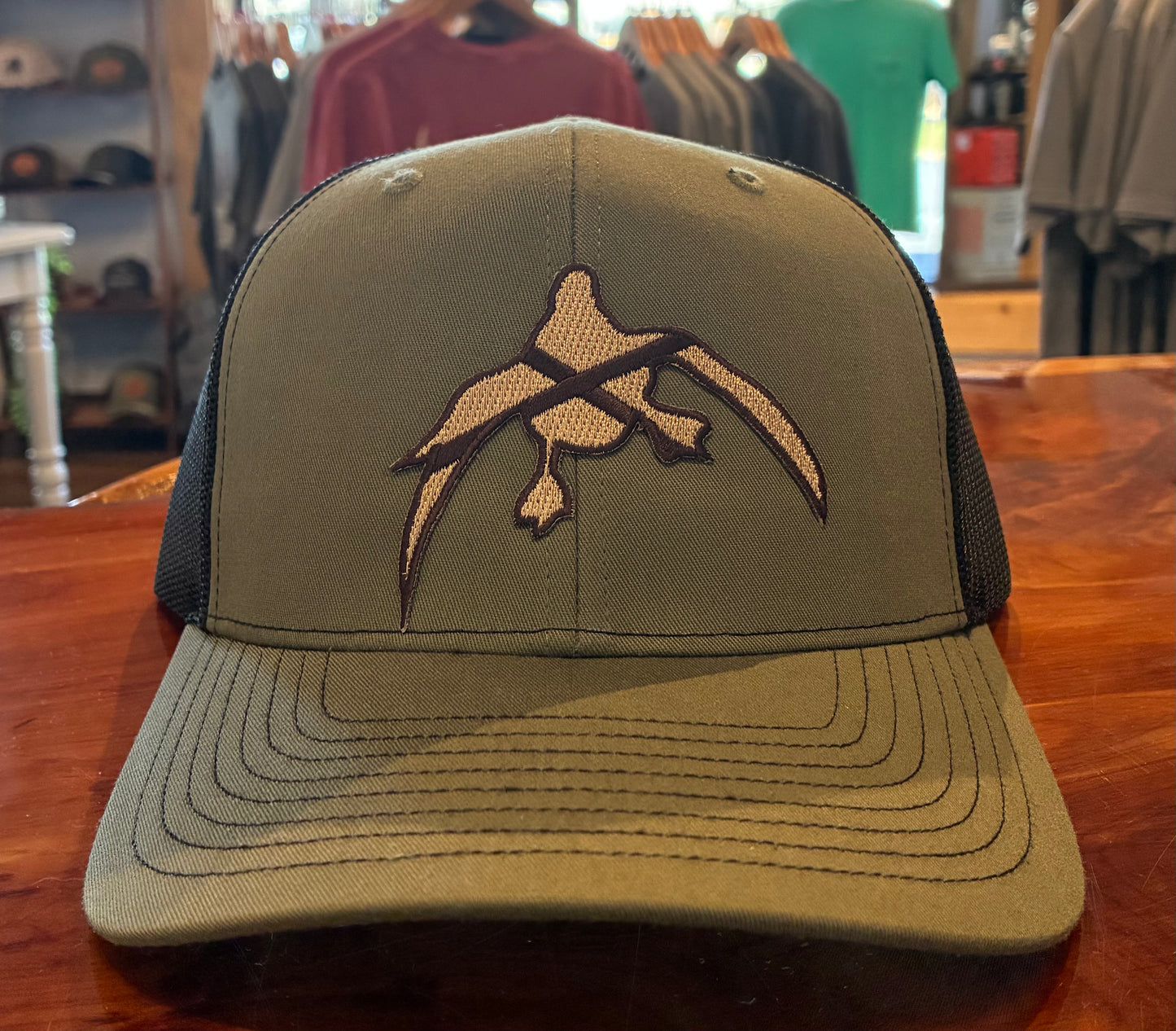 Dixie Fowl Cupped Duck FS Snapback Hat