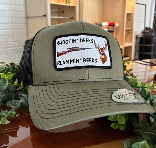 Low Country Comfort Shootin' Deer Patch Snapback Hat
