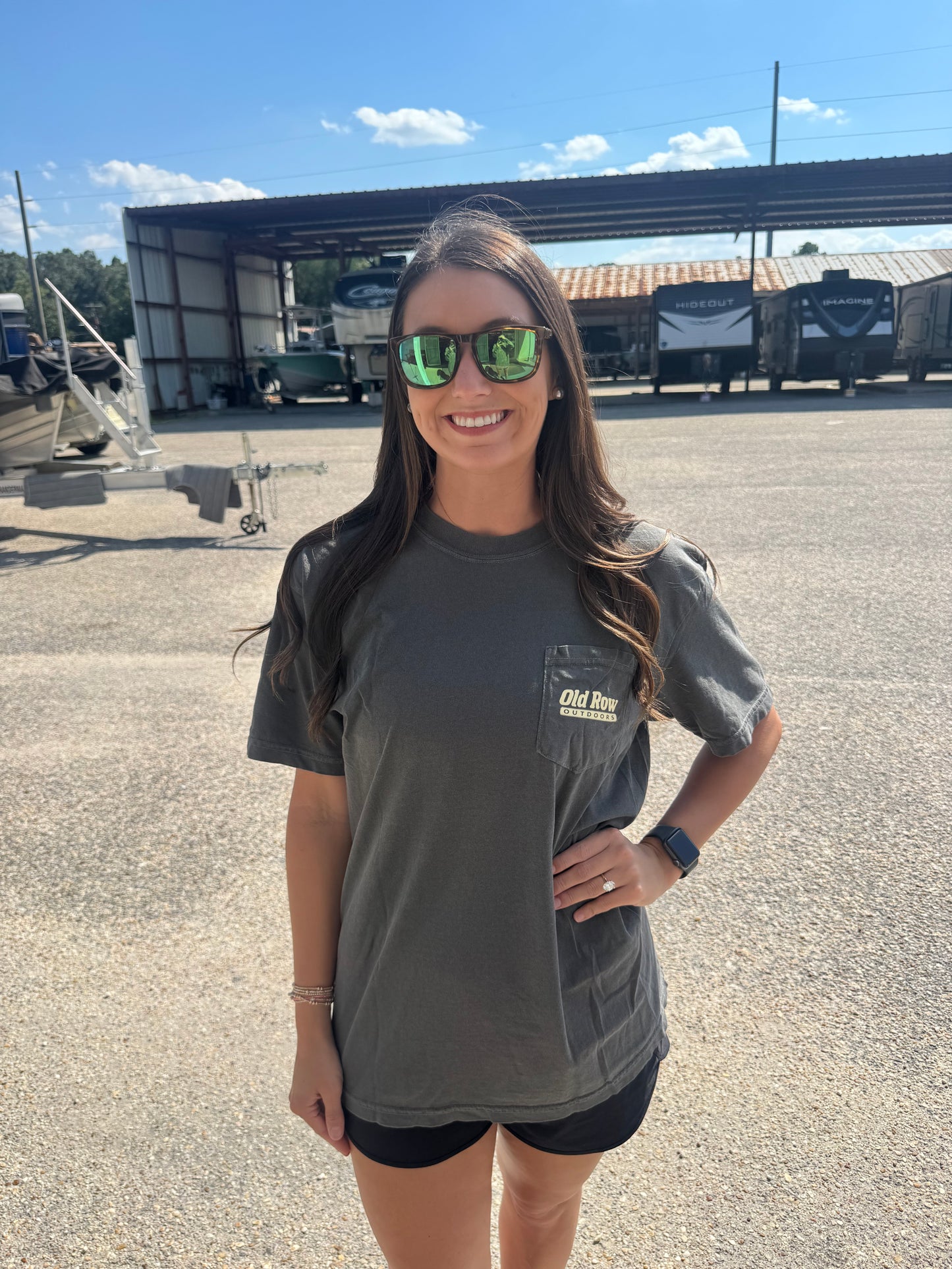 Old Row Outdoors Deer Pocket S/S TEE Shirt