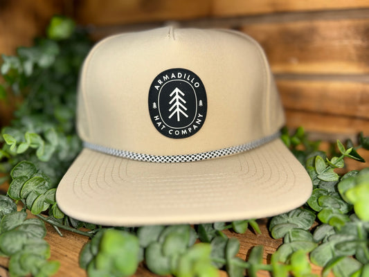 Armadillo Hat Co. The Pines Rope Snapback Hat