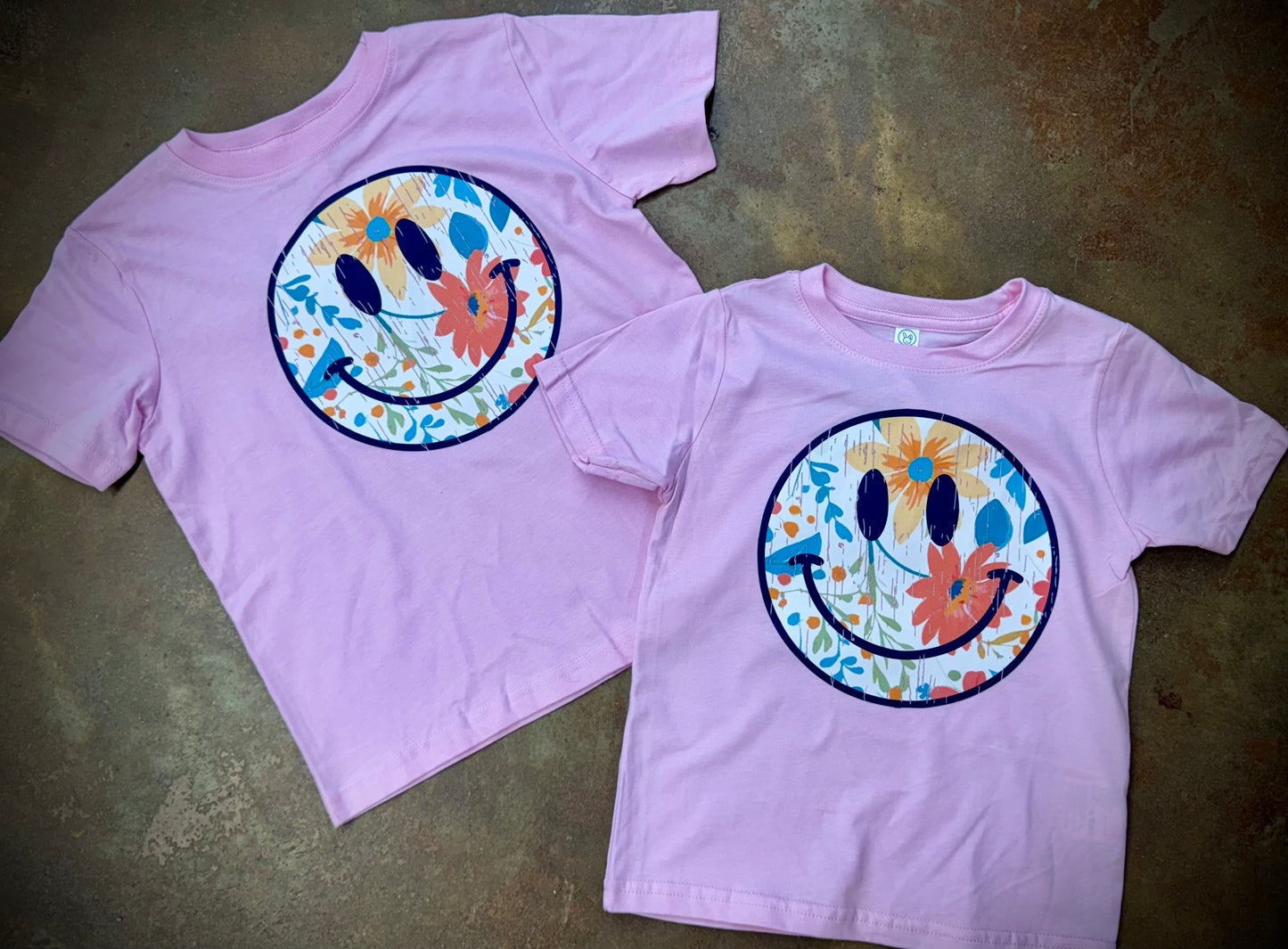 Life in the South Youth Girl Smiley Face S/S TEE Shirt