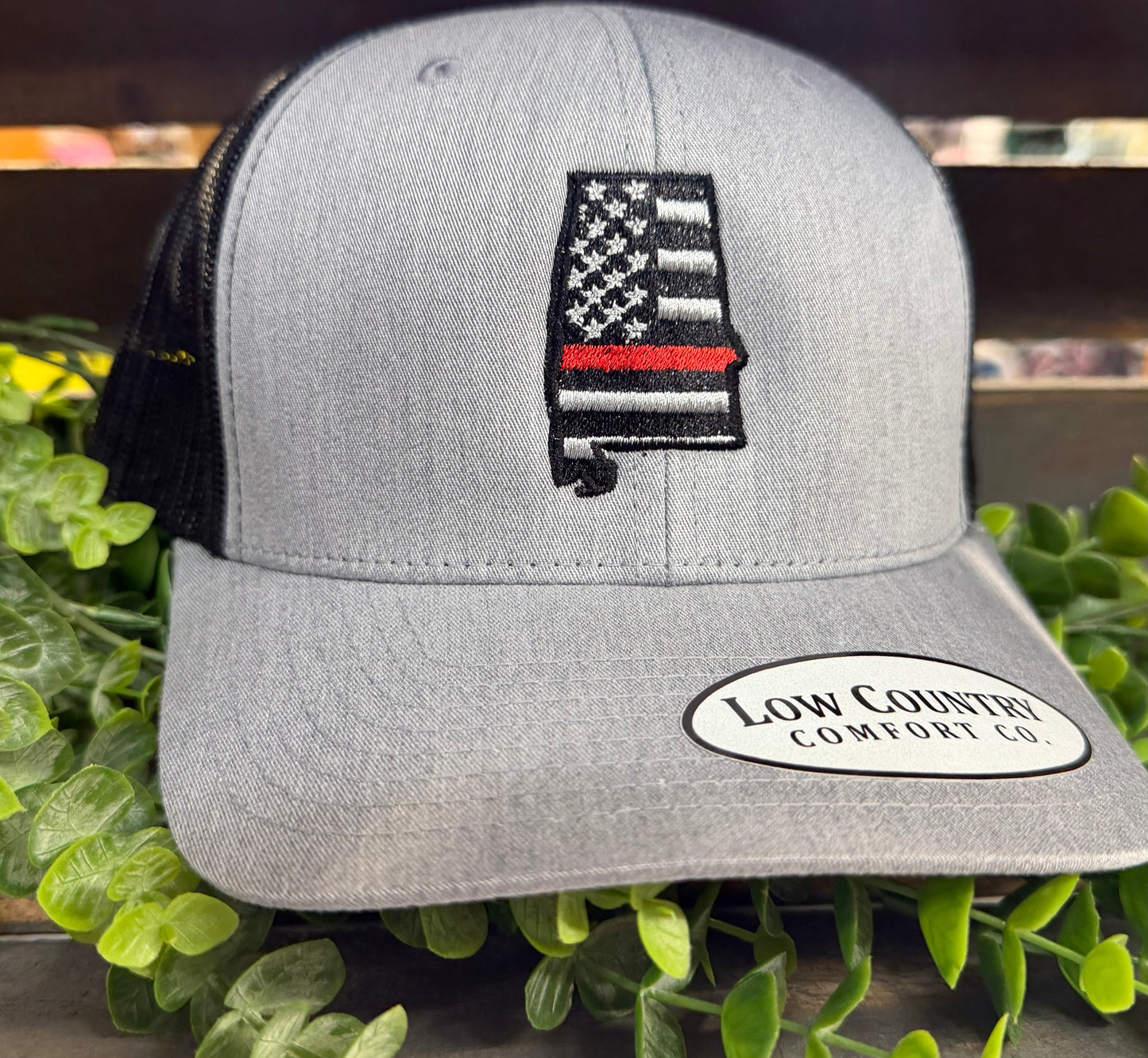 Low Country Comfort Alabama Red Line Snapback Hat