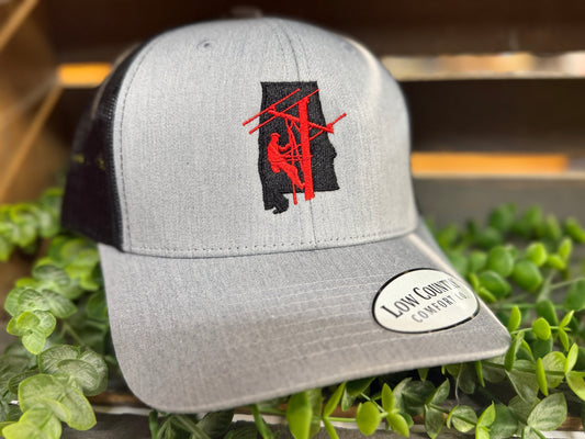 Low Country Comfort Alabama Lineman Snapback Hat