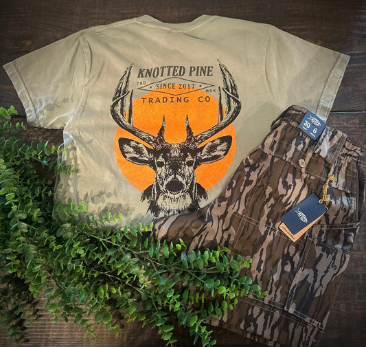 Knotted Pine Trading Co. Deer Ad S/S TEE Shirt