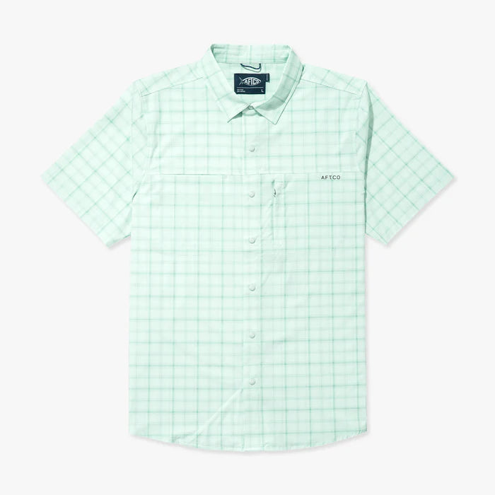 Aftco Men's Seabreeze Tech Button Down S/S Shirt