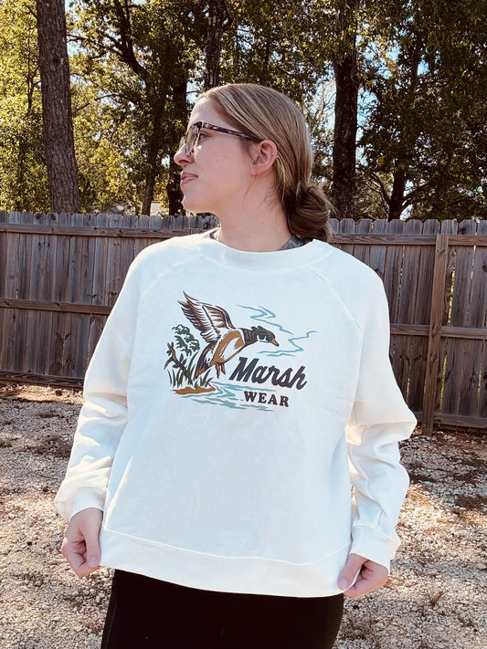 Marsh Wear Apparel Women's Heritage Duck Crew