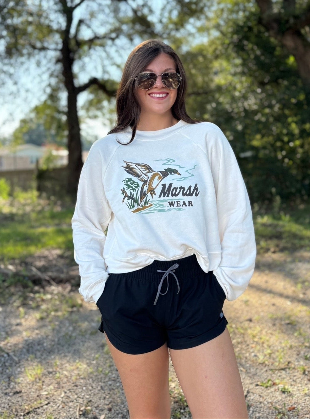 Marsh Wear Apparel Women's Heritage Duck Crew