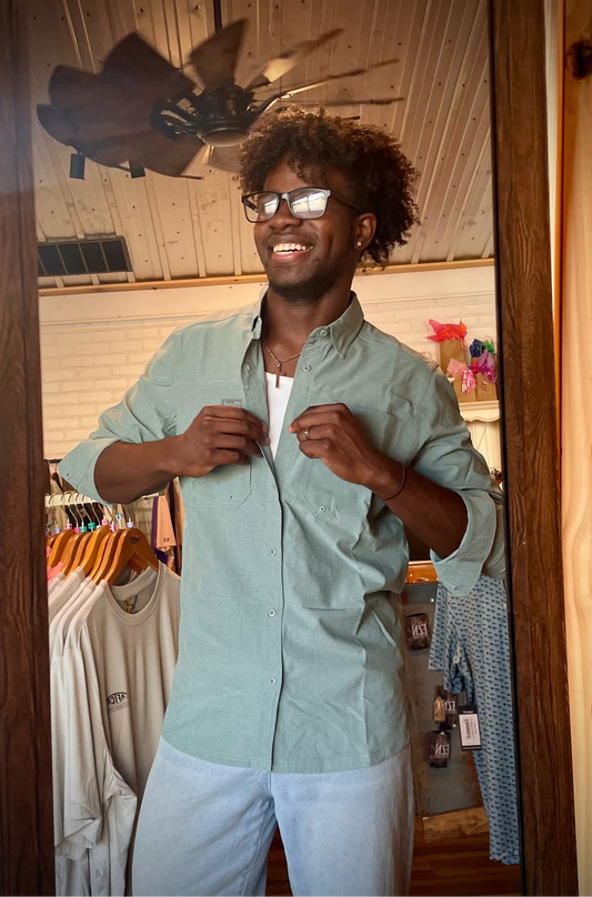 Marsh Wear Apparel Men's Lenwood L/S Button Down Shirt