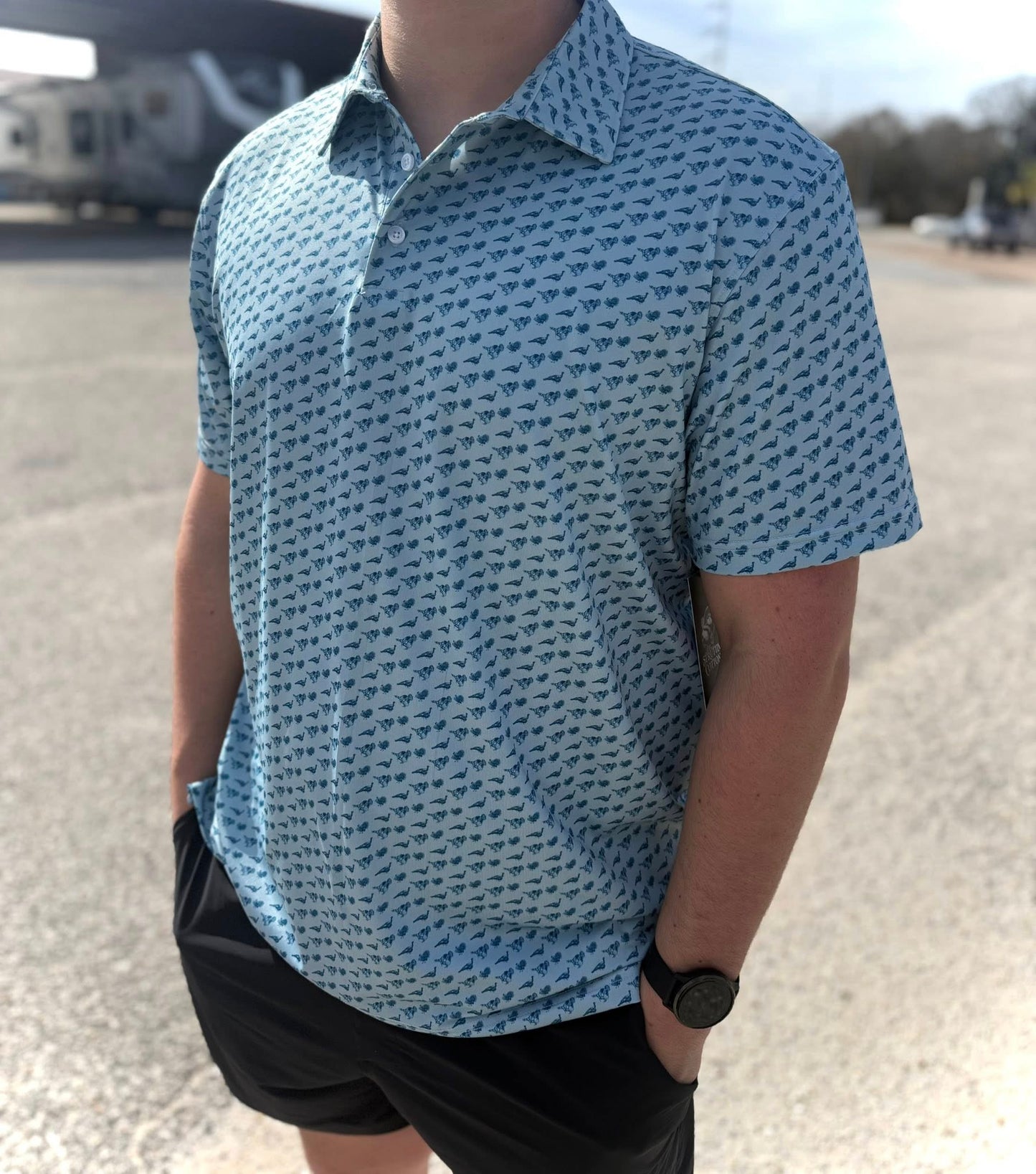 Struttin Cotton Men's Gobbler Polo Shirt