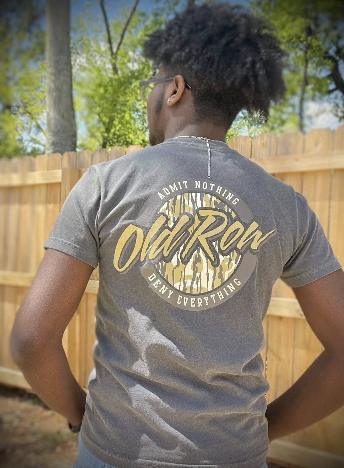 Old Row Outdoors 80s Camo Circle Pocket S/S TEE Shirt