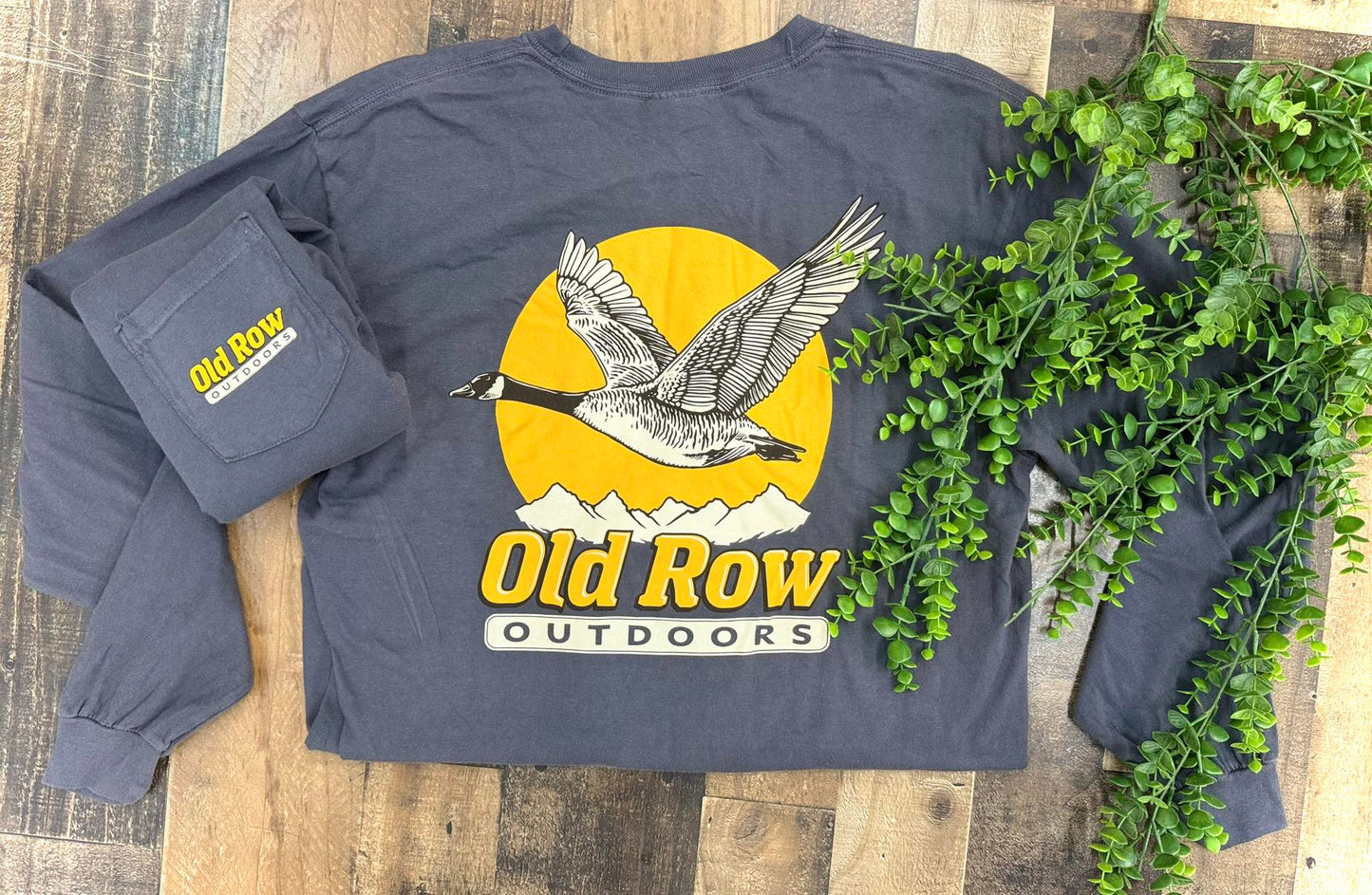 Old Row Outdoors Goose Pocket L/S TEE Shirt