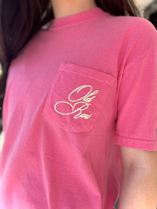 Old Row Outdoors Women's Wine Not Pocket S/S TEE Shirt