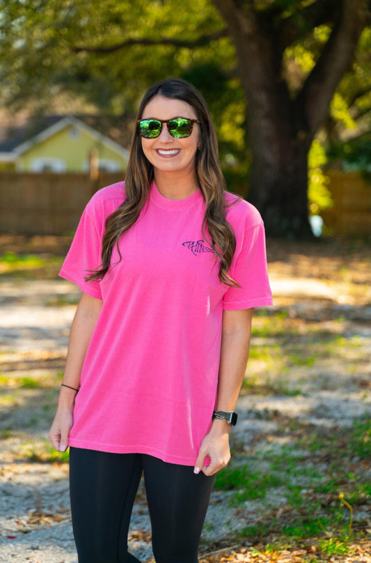 PHINS Apparel Women's Spinner Dolphin Non Pocket S/S TEE Shirt