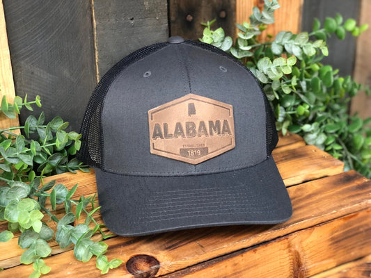 Range Leather Co. Alabama Established Snapback Hat