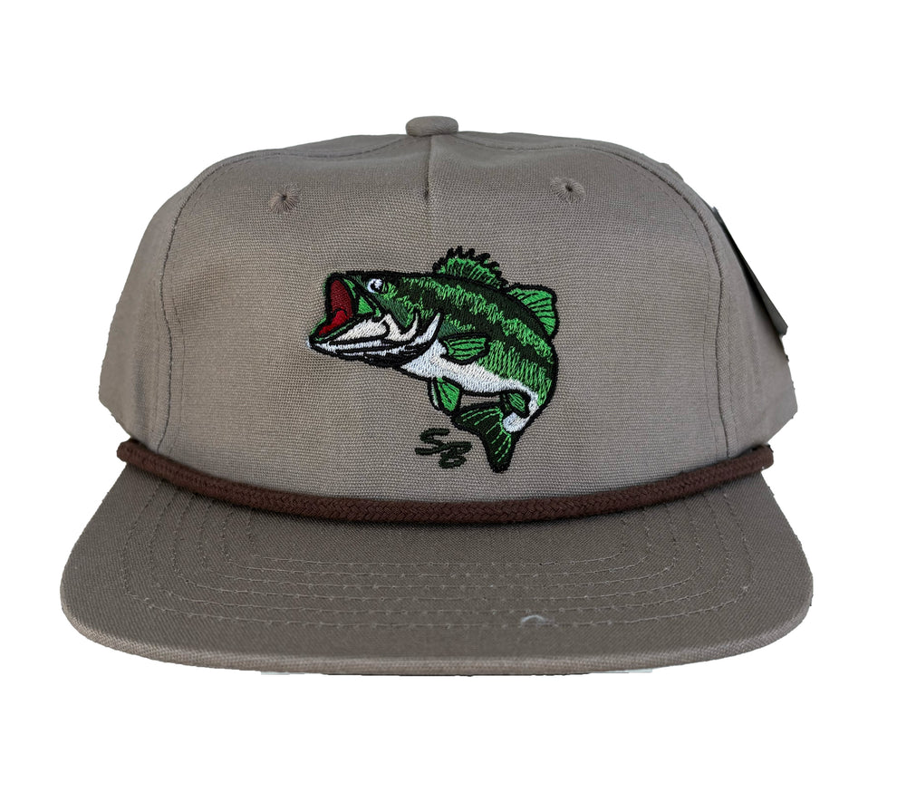 Speckle Bellies SB Bass Rope Snapback Hat