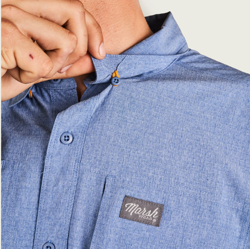 Marsh Wear Apparel Men's Lenwood Printed S/S Button Down Shirt