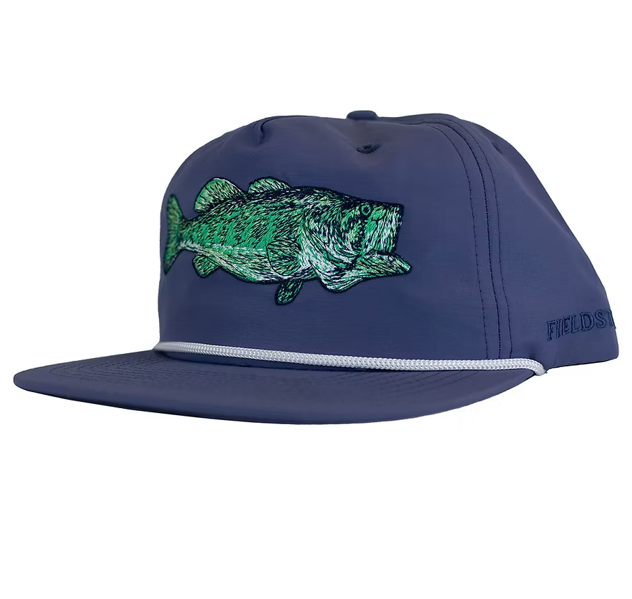 Fieldstone Outdoors Embroidered Bass Performance Rope Snapback Hat