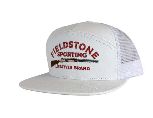 Fieldstone Outdoors Embroidered Shotgun Logo 7 Panel Snapback Hat