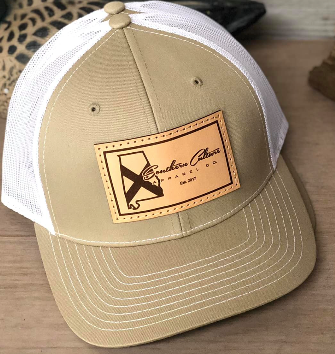 Southern Culture Light State Tradition Leather Patch Snapback Hat