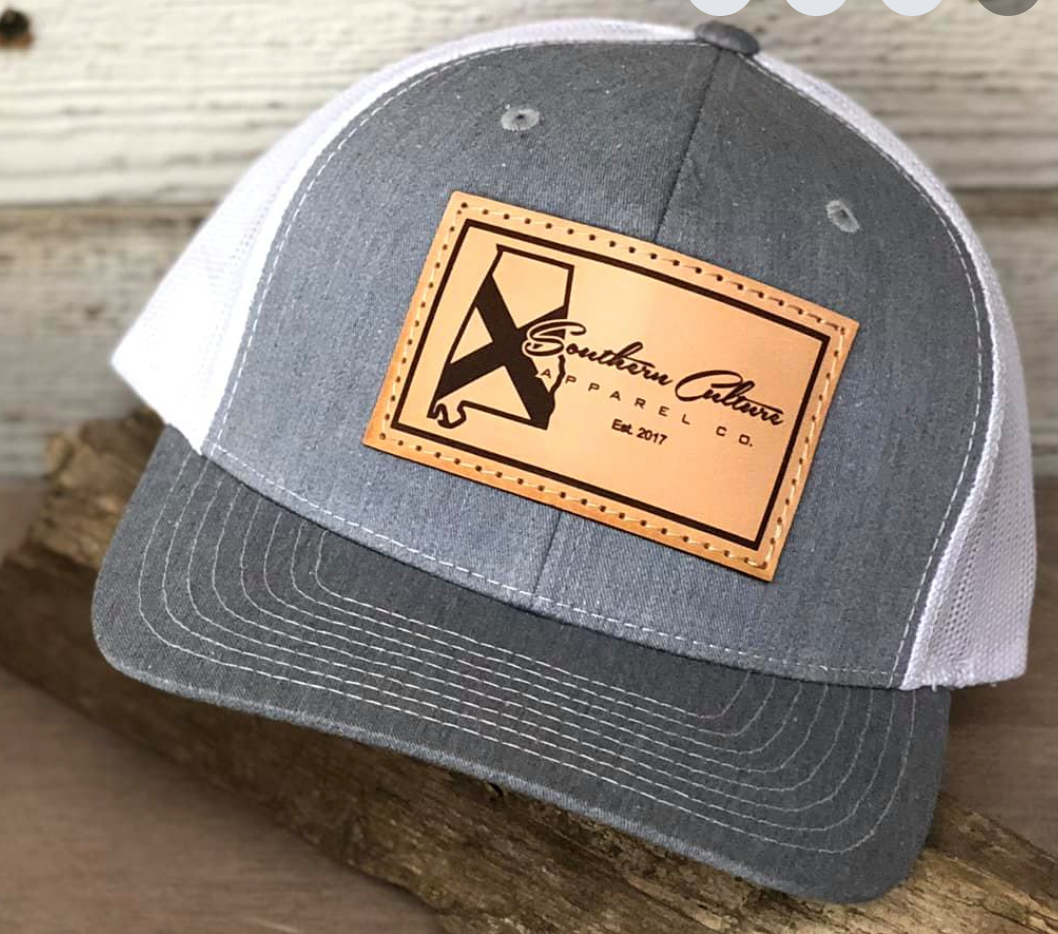 Southern Culture Light State Tradition Leather Patch Snapback Hat