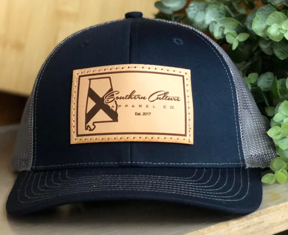 Southern Culture Light State Tradition Leather Patch Snapback Hat