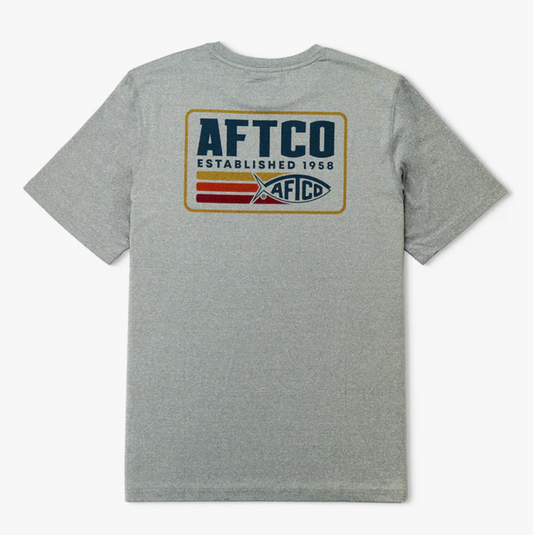 Aftco Men's Strype UVX S/S Performance Shirt