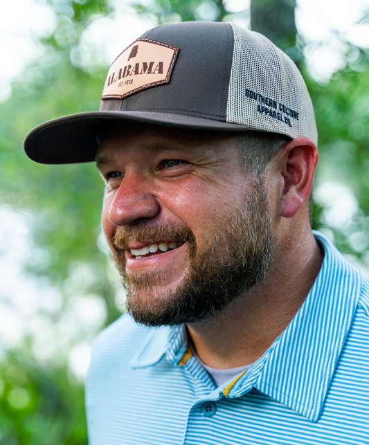 Southern Culture Alabama EST. 1819 Leather Patch Snapback Hat