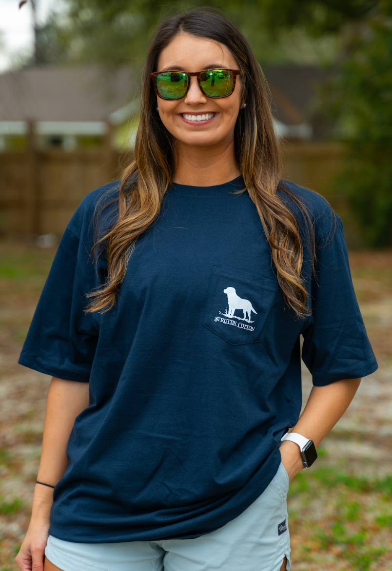 Struttin Cotton Dog Sunset View S/S TEE Shirt