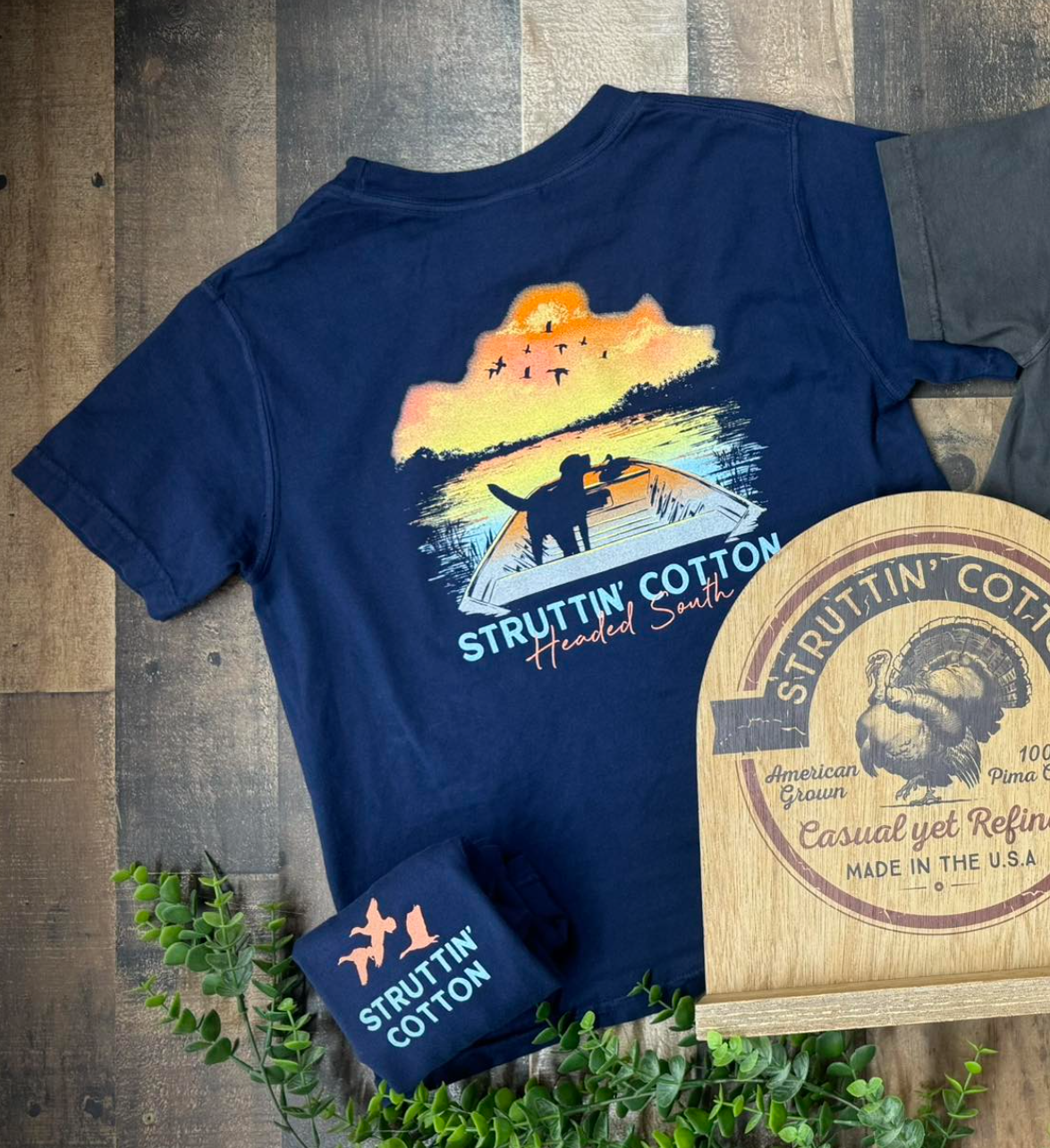 Struttin Cotton Youth Headed South S/S TEE Shirt