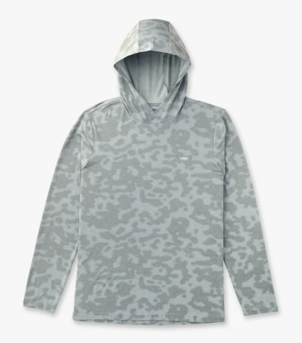 Aftco Men's Ocean Bound UPF Printed Hood L/S Performance Shirt