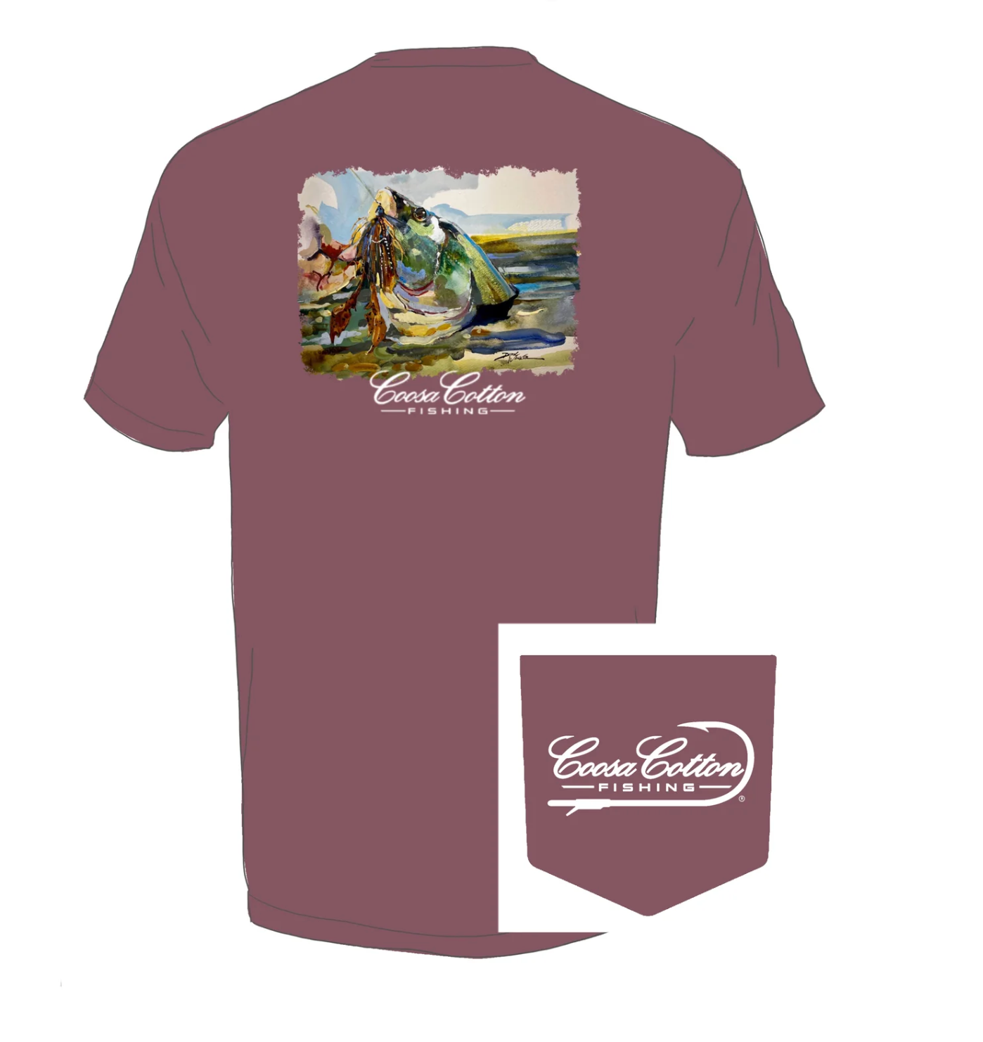 Coosa Cotton Dirk Walker Bass S/S TEE Shirt