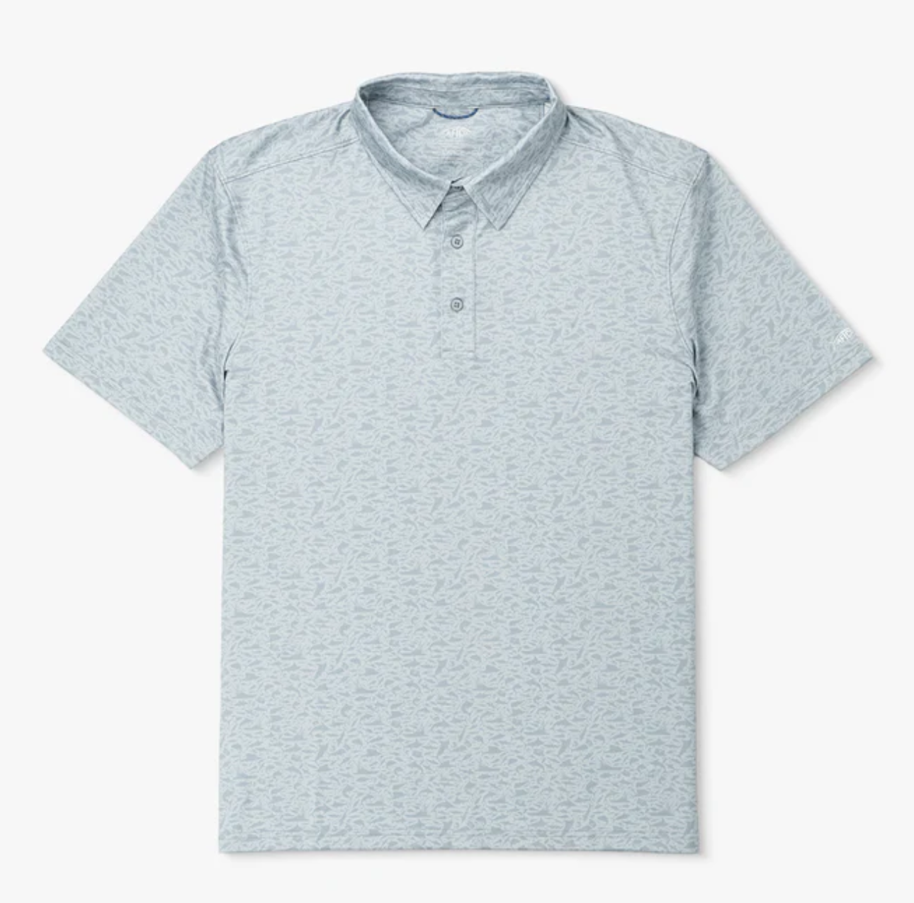 Aftco Men's Cypress Printed Polo Shirt