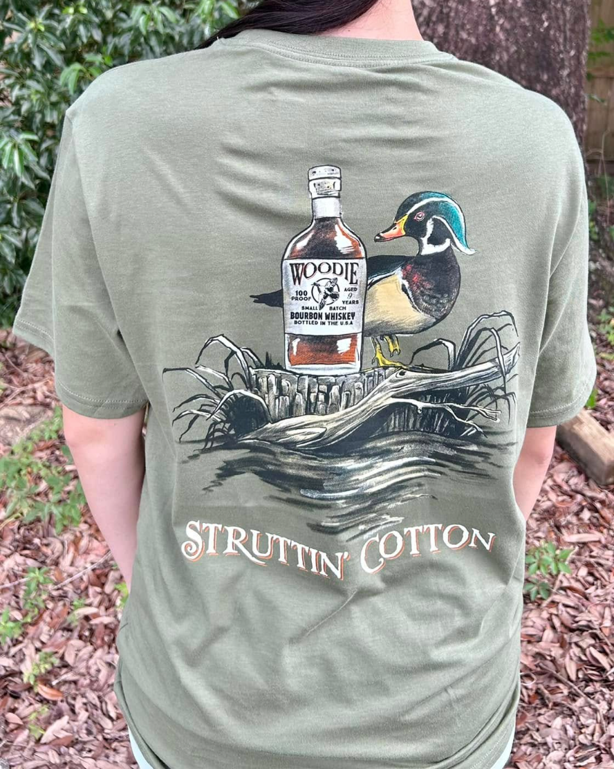 Struttin' Cotton Wood Duck Whiskey S/S TEE Shirt