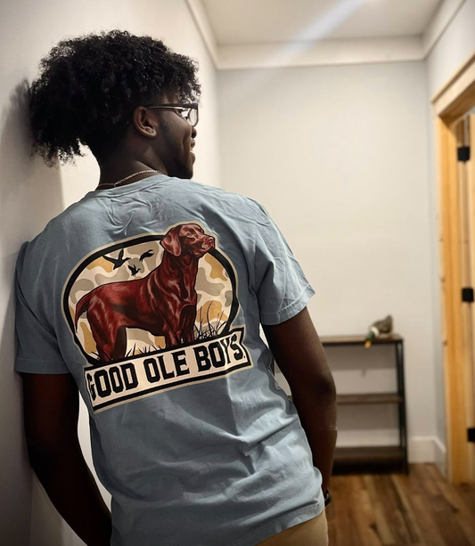 Good Ole Boy Chocolate Lab Camo S/S TEE Shirt