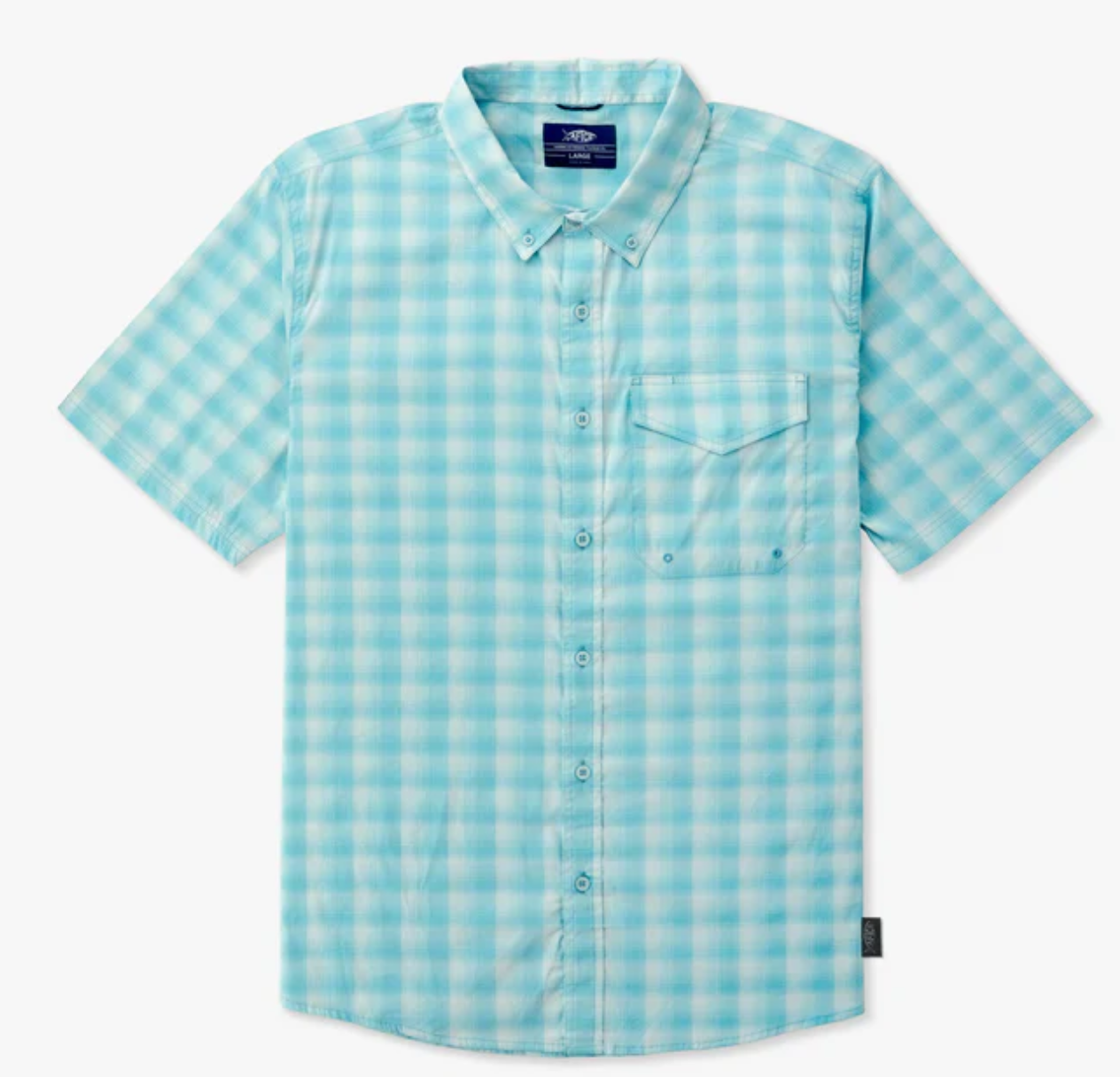 Aftco Men's Portside Tech Button Down S/S Shirt